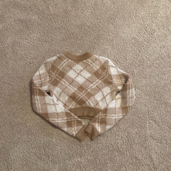 PacSun Sweaters - Women’s PacSun cropped gingham sweater